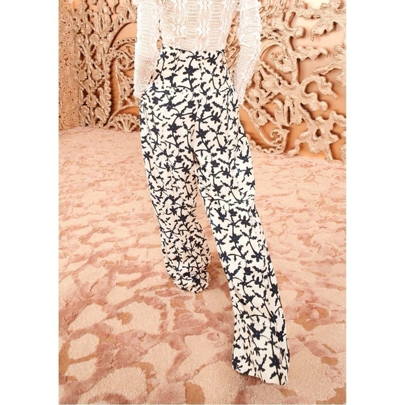 NWOT Ulla Johnson Wide-Leg Floral High-Waist Delvine Pant - Picture 6 of 7